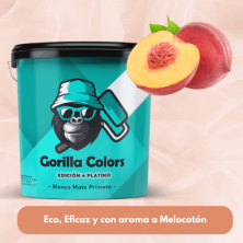 Pintura Plástica Extra Mate Muy Lavable Edición Platino Gorilla Colors. Optimizada con Poliuretano